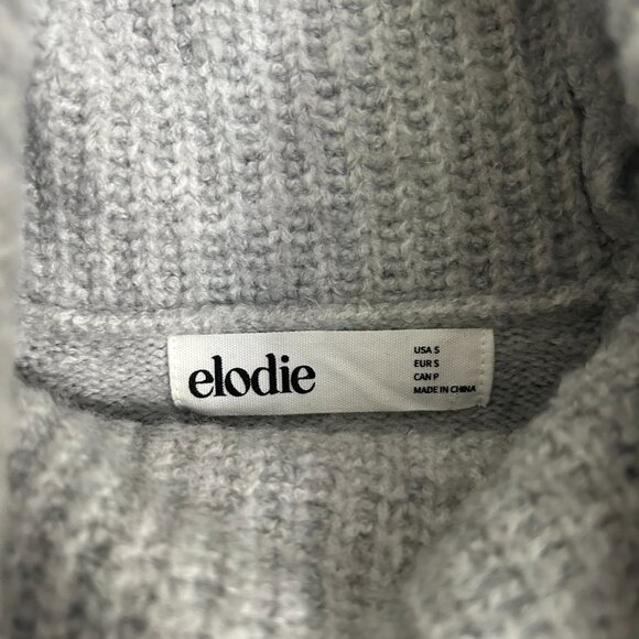 Elodie Gray Cropped Sweater - Picture 3 of 6